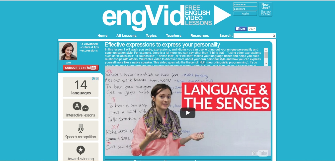 Acesse gratuitamente video aulas com professores de inglês nativos